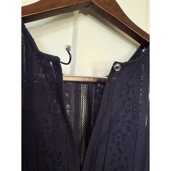 Abercrombie & Fitch Lace Dress Navy Small - Picture 6 of 9